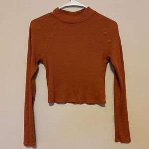 PacSun Crop Mock Turtleneck Size M